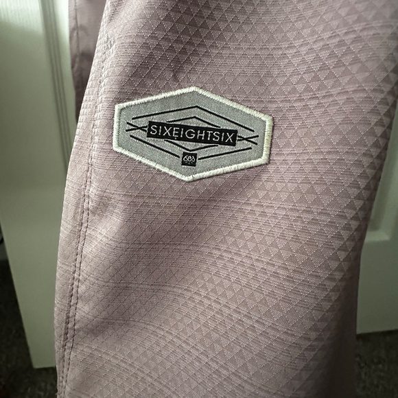 Six eight six 686 black magic Ski Snowboard Bibs Insulated Bibs - Picture 5 of 10